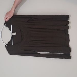 Free People Flowy Green Top